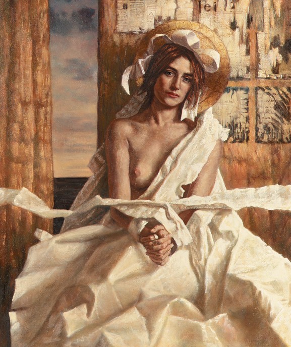 Jake Baddeley - St Bride - oil on canvas - 110 x 80 cm - 2000 - SOLD