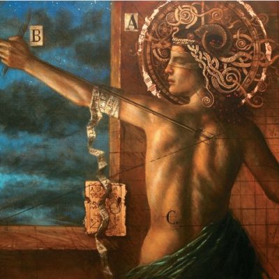 Jake Baddeley - Message to the Sun - oil on canvas - 2004