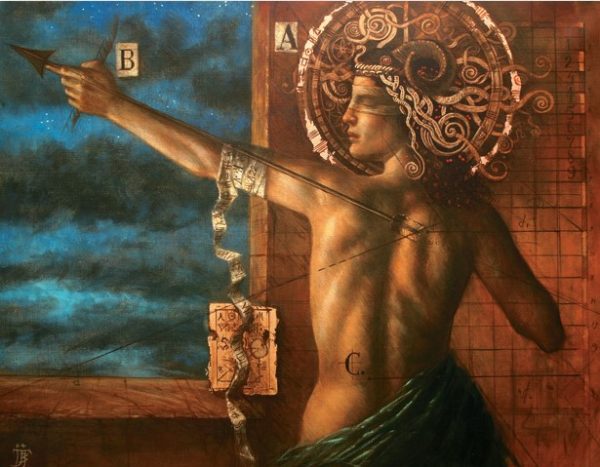 Jake Baddeley - Message to the Sun - oil on canvas - 2004