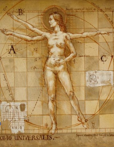 Jake Baddeley - Homo ad Quatrum - oil on canvas- 80 x 80 cm - 2007