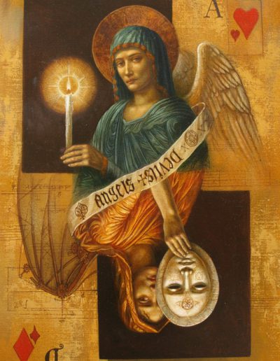 Jake Baddeley - Angels and Devils - oil on canvas - 50 x 70 cm - 2007 - SOLD