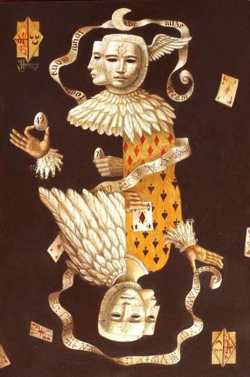 Jake Baddeley - Fools know what the Wise Dream - oil on wood panel - 45 x 30 cm - 2007