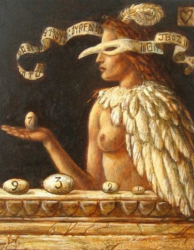 Jake Baddeley - Night Owl - oil on canvas- 25 x 20 cm - 2007