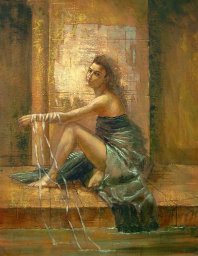 Jake Baddeley - Wishing Well - oil on canvas - 90 x 70 cm - 2007 - SOLDil on canvas - 90 x 70 cm - SOLD