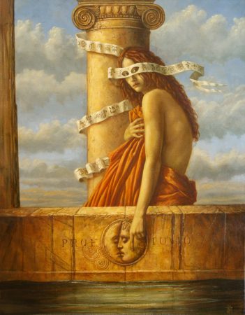 Jake Baddeley - Profluvio - oil on canvas - 90 x 70 cm - 2008 - SOLD