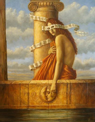 Jake Baddeley - Profluvio - oil on canvas - 90 x 70 cm - 2008 - SOLD
