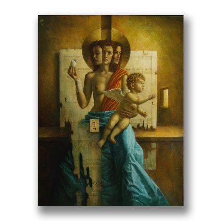 Jake Baddeley - What it is, What it was, What it always will be - oil on canvas - 90 x 70 cm - 2009 - SOLD