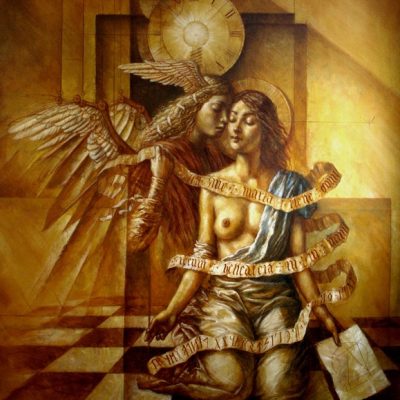 Annunciation - oil paint on canvas - 195 x 162 cm - 2010 - request availability