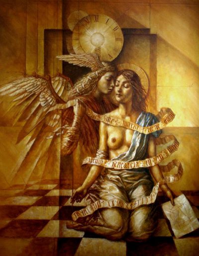 Annunciation - oil paint on canvas - 195 x 162 cm - 2010 - request availability