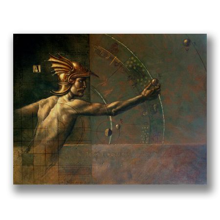 Anthropocosmica - oil paint on canvas - 90 x 70 cm - 2010 - SOLD