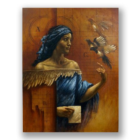 Conception - oil paint on canvas - 90 x 7 cm - 2010 - SOLD