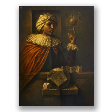 Geometry II - oil paint on canvas - 90 x 70 cm - 2010 - SOLD