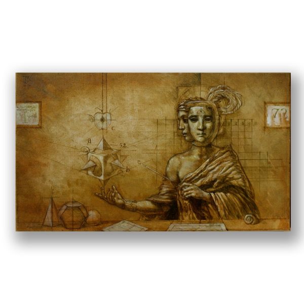 Jake Baddeley - Geometry III - oil on canvas - 30 x 60 cm - 2010