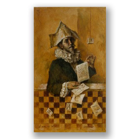 Grammar - oil paint on canvas - 60 x 30 cm - 2010 - SOLD