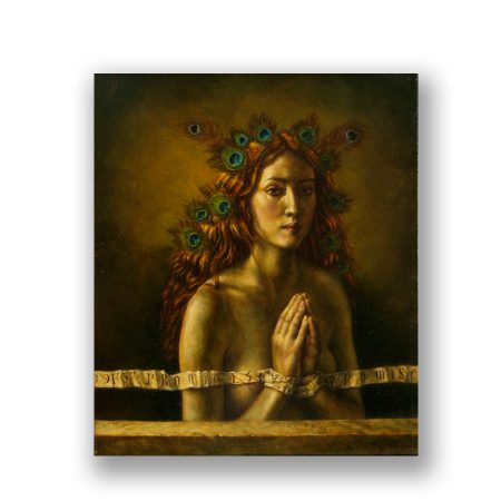 Persephone - oil paint on canvas - 90 x 70 cm - 2010 - SOLD