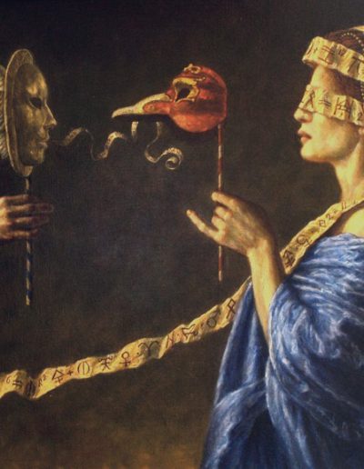 Jake Baddeley - Rhetoric - 90 x 70 cm oil on canvas - 2010