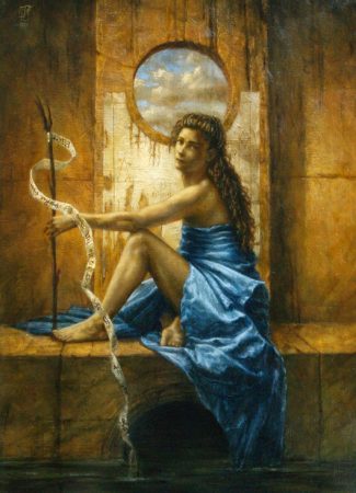 Jake Baddeley - 3 Worlds - oil on canvas - 90 x 70 cm - 2010 - SOLD