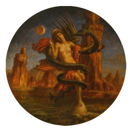Jake Baddeley - Eurynome - 90 cm - oil on wood panel - 2011