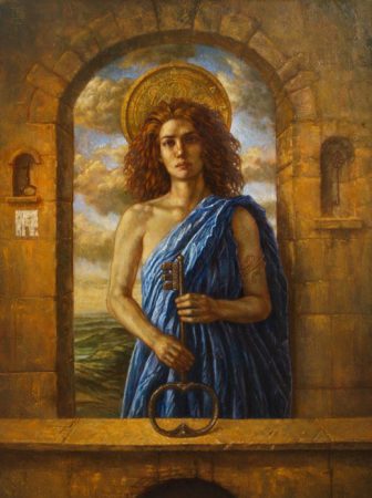 Jake Baddeley - The First Gate - oil on canvas - 90 x 70 cm - 2011 - SOLD