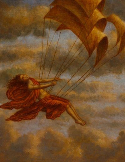 Jake Baddeley - Carried Away - oil on panel - 25 x 30 cm - 2012 - SOLD