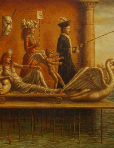 Jake Baddeley - Festival of Venus - oil on canvas - 70 x 90 cm - 2012 - SOLD