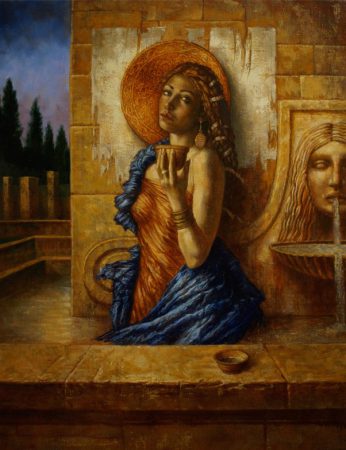 Jake Baddeley - Fountain of Youth - oil on canvas - 90 x 70 cm - 2012 - SOLD