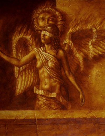Jake Baddeley - Phoenix - oil on canvas - 70 x 90 cm - 2012 - SOLD