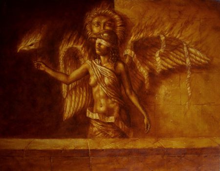 Jake Baddeley - Phoenix - oil on canvas - 70 x 90 cm - 2012 - SOLD