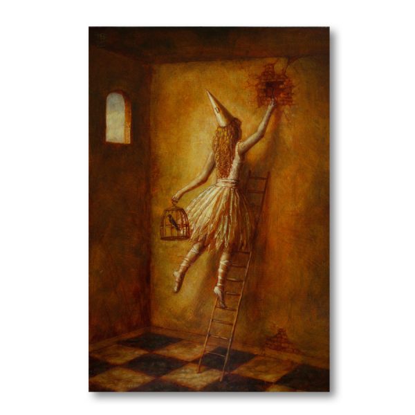 Jake Baddeley - The Key- oil on panel -50 x 35 cm - 2012
