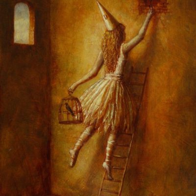 Jake Baddeley - The Key- oil on panel -50 x 35 cm - 2012