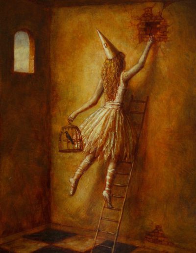 Jake Baddeley - The Key- oil on panel -50 x 35 cm - 2012