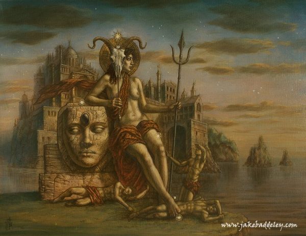 Jake Baddeley - Aries - oil on canvas - 90 x 70 cm - 2014
