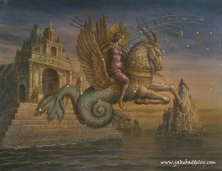 Jake Baddeley - Capricorn - oil on canvas - 90 x 70 cm - 2014