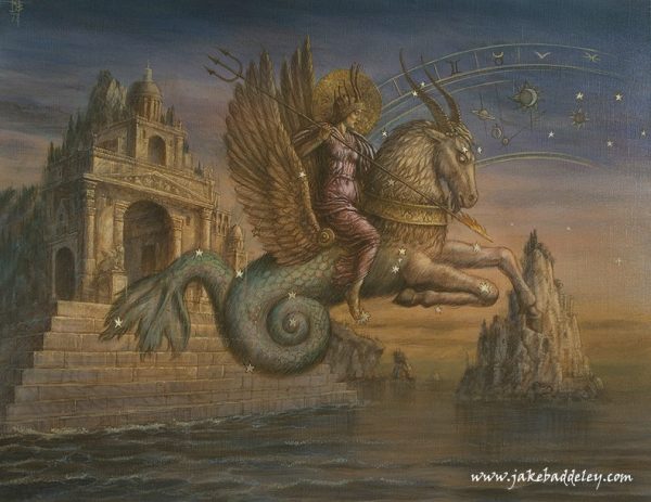 Jake Baddeley - Capricorn - oil on canvas - 90 x 70 cm - 2014
