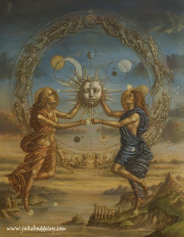 Jake Baddeley - Gemini - oil on canvas - 90 x 70 cm - 2014 - SOLD
