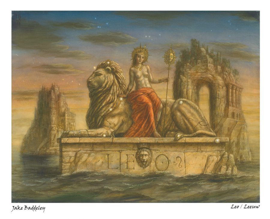 Leo ⋆ limited edition art print by Jake Baddeley ⋆ signed and