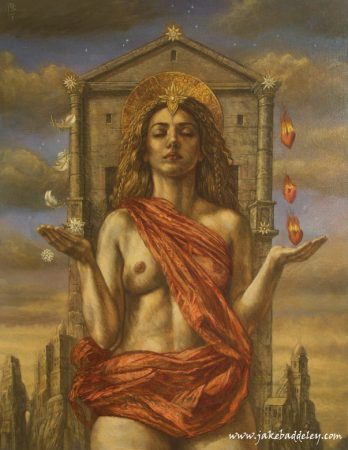 Jake Baddeley - Libra - oil on canvas - 90 x 70 cm - 2014