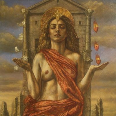 Jake Baddeley - Libra - oil on canvas - 90 x 70 cm - 2014