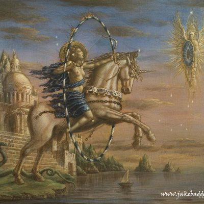 Jake Baddeley - Sagittarius - oil on canvas - 90 x 70 cm - 2014