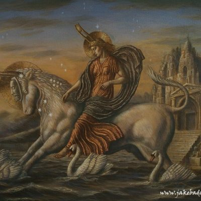 Jake Baddeley - Taurus - oil on canvas - 90 x 70 cm - 2014