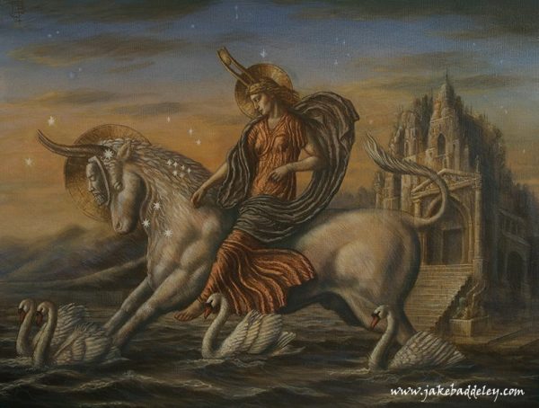 Jake Baddeley - Taurus - oil on canvas - 90 x 70 cm - 2014