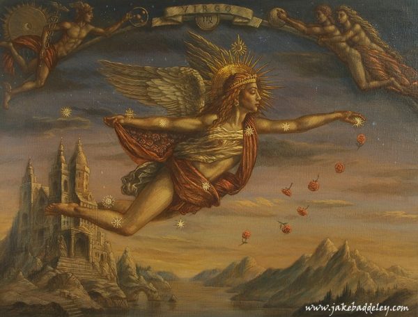 Jake Baddeley - Virgo - oil on canvas - 90 x 70 cm - 2014