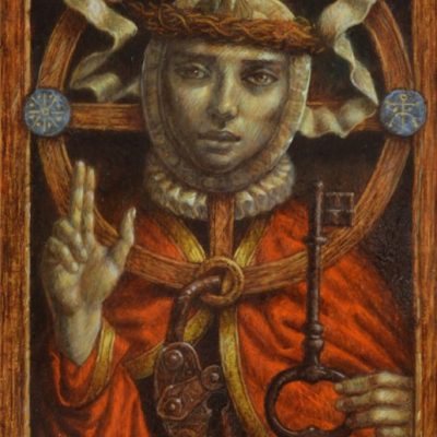 Jake Baddeley - Spiritus Sanctus - oil on panel - 30 x 20 cm - 2015