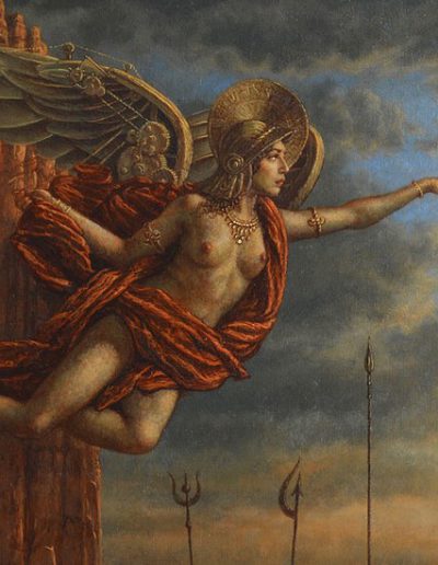 Jake Baddeley - Temptation - oil on canvas - 70 x 50 com - 2015 - SOLD