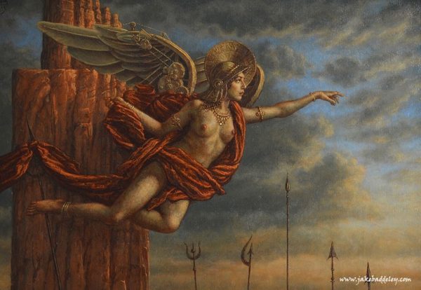 Jake Baddeley - Temptation - oil on canvas - 70 x 50 com - 2015 - SOLD