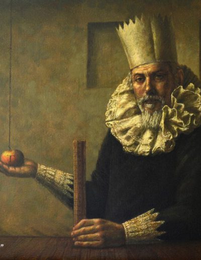 Jake Baddeley - The Grand Master - oil on canvas - 80 x 60 cm - 2015 - SOLD