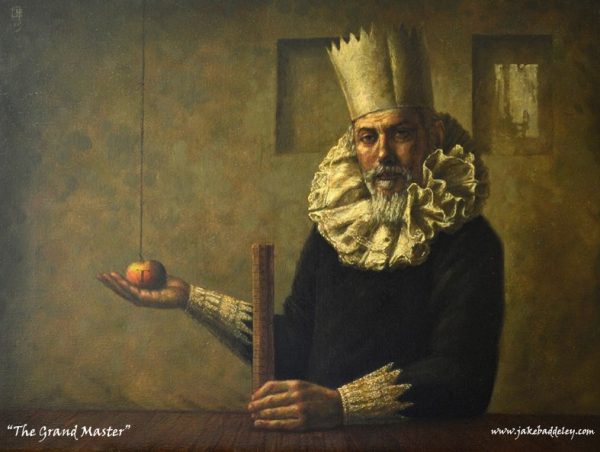Jake Baddeley - The Grand Master - oil on canvas - 80 x 60 cm - 2015 - SOLD