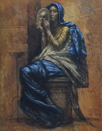Jake Baddeley - The Oracle - oil on canvas - 90 x 70 cm - 2015 - SOLD