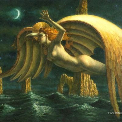 Jake Baddeley - Dream Flight - oil on canvas - 70 x 90 cm - 2018