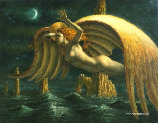 Jake Baddeley - Dream Flight - oil on canvas - 70 x 90 cm - 2018 - SOLD